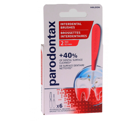 Brossettes interdentaires 0,5mm Parodontax - 6 brossettes - image 1