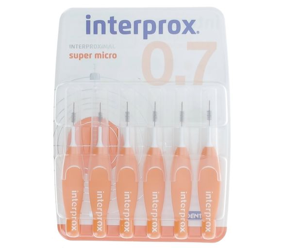 Brossettes interdentaires interprox super micro orange Crinex - 6 brossettes