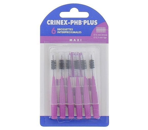 Brossettes interdentaires maxi phb plus Crinex - 6 brossettes