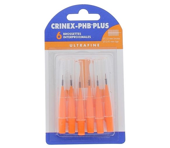 Brossettes interdentaires maxi phb plus Crinex - 6 brossettes
