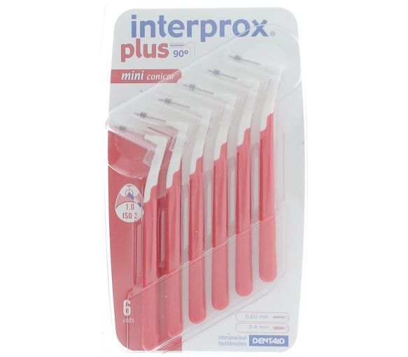 Brossettes interdentaires mini interprox plus rose Crinex - 6 brossettes