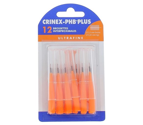Brossettes interdentaires ultrafine phb plus Crinex - 12 brossettes