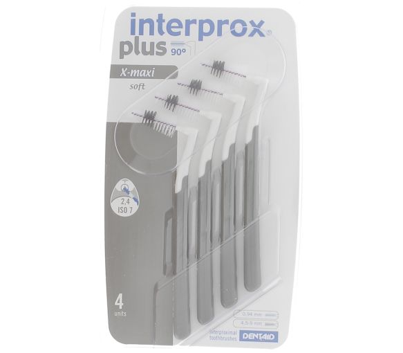 Brossettes interdentaires x-maxi soft interprox plus grise Crinex - 4 brossettes