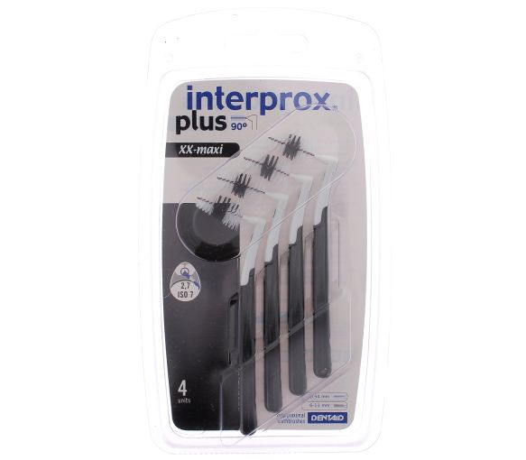 Brossettes interdentaires xx-maxi grise Interprox Plus Crinex - 4 brossettes - image 1