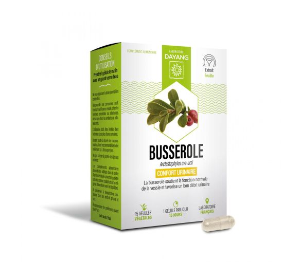 Busserole confort urinaire Bio Dayang - boîte de 15 gélules