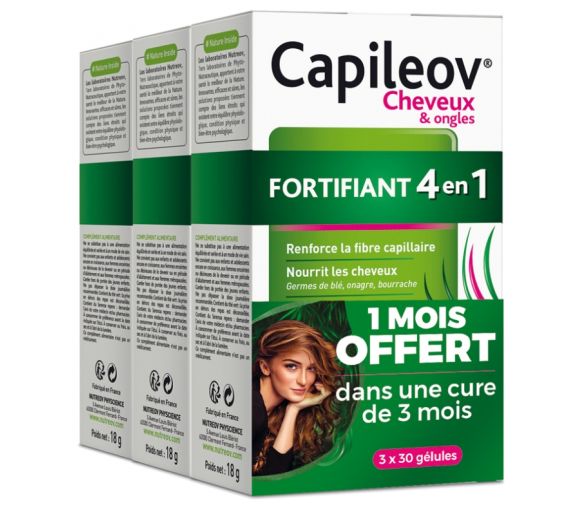 Capileov Fortifiant 4 en 1 cheveux et ongles Nutreov - image 2