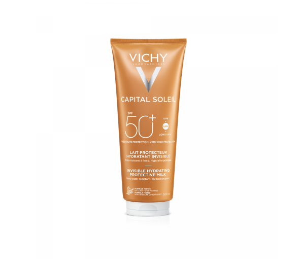 Capital Soleil Lait protecteur hydratant invisible SPF50+ Vichy - tube de 300 ml - image 1
