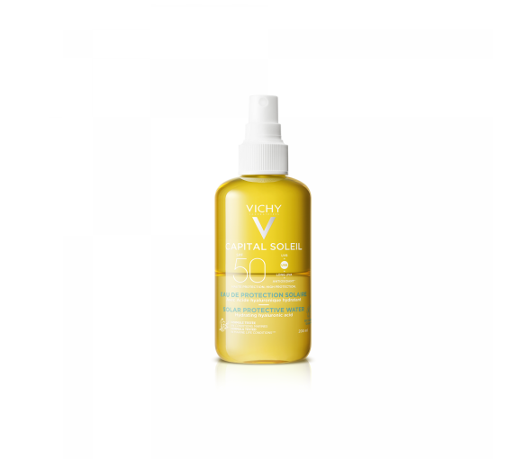 Capital soleil eau de protection solaire SPF 50 Vichy - spray de 200 ml - image 1