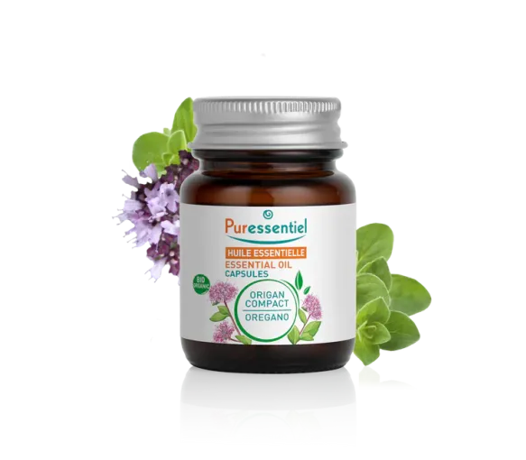 Capsules d'huile essentielle d'origan compact Puressentiel - boîte de 60 capsules - image 1