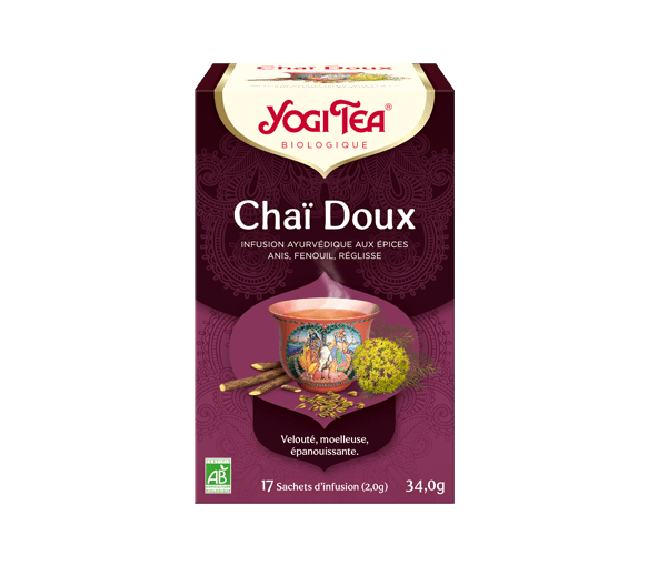 Chaï doux bio Yogi Tea - boite de 17 sachets - image 1