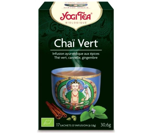 Chaï vert bio Yogi Tea - boite de 17 sachets - image 1