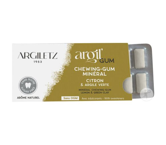 Chewing gum arôme citron Argiletz - 1 étui