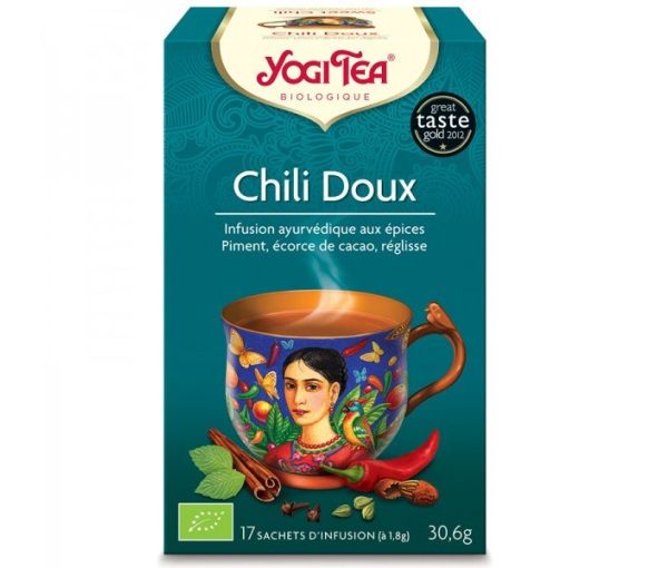 Chili doux BIO Yogi Tea - boite de 17 sachets