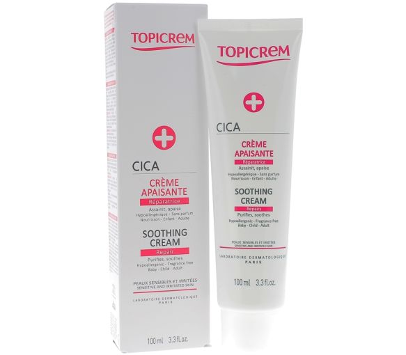 Cica Crème apaisante réparatrice Topicrem - tube de 100 ml - image 1