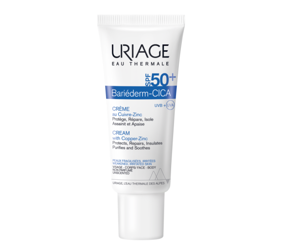 Bariéderm Cica-crème SPF 50+ Uriage - tube 40 ml - image 1