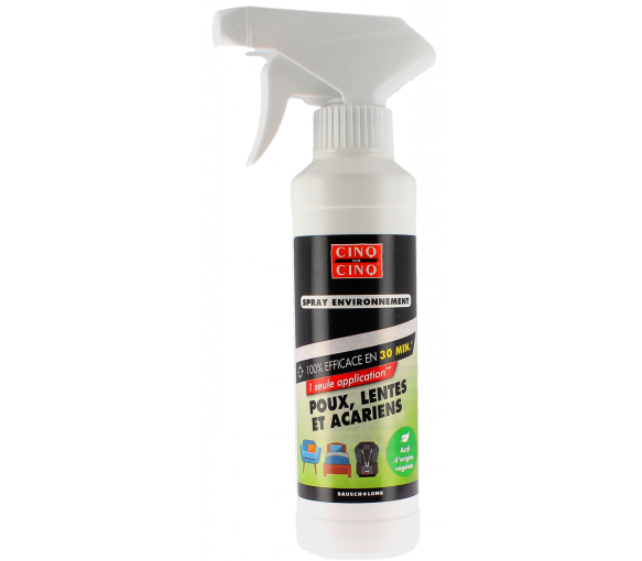 Anti-poux lentes & acariens traitement de l'environnement Cinq sur Cinq - spray de 250ml - image 1