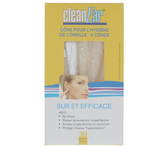 Cleanear cône pour hygiène oreille - boite de 6 cônes
