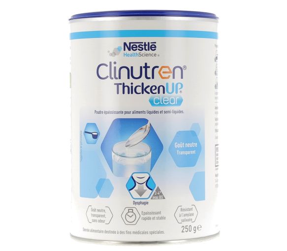 Clinutren ThickenUp Clear poudre épaississante Nestlé Health Science - pot de 250g