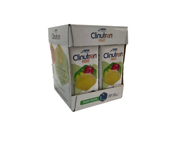 Clinutren fruit saveur raisin pomme Nestlé - 4 briques de 200 ml - image 1