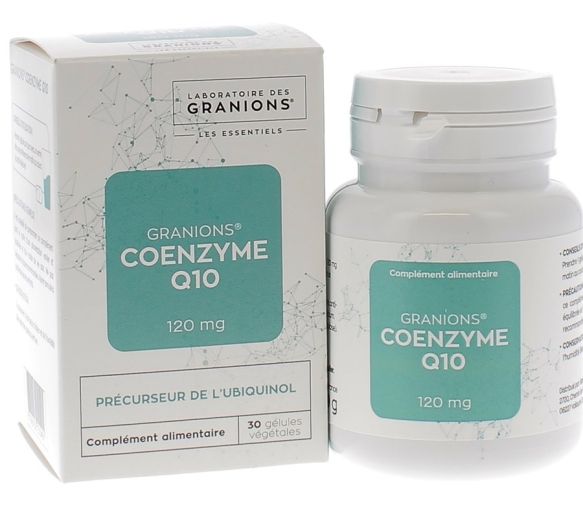 Coenzyme Q10 120 mg Granions - boîte de 30 gélules végétales