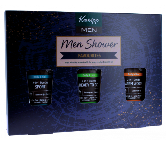 Coffret Men Shower Favourites Kneipp - coffret de 3 produits - image 1