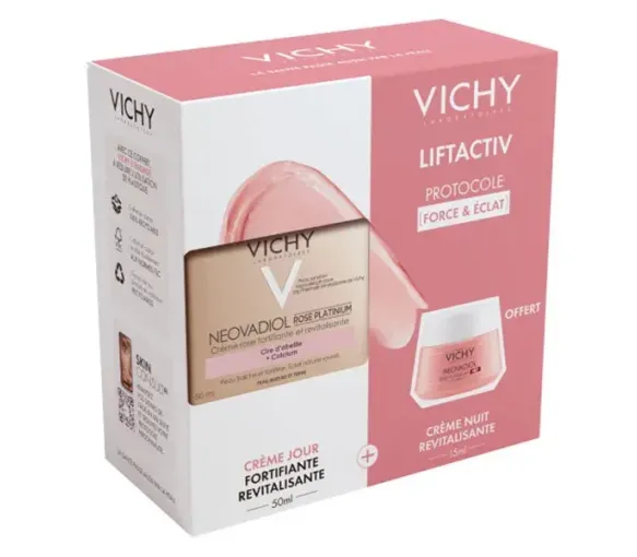 Coffret Neovadiol rose platinium fortifiant revitalisant Vichy - coffret de 2 produits - image 1