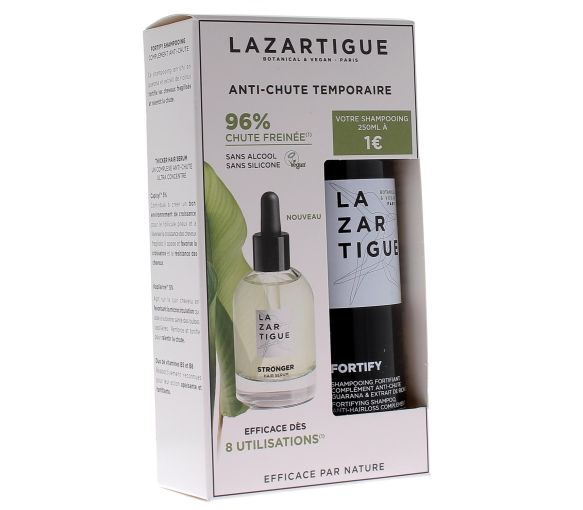Coffret anti-chute temporaire Lazartigue - coffret de 2 produits - image 1
