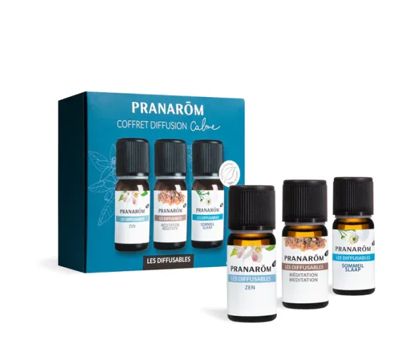 Coffret diffusion calme Pranarōm - coffret de 3 flacons de 10ml - image 1