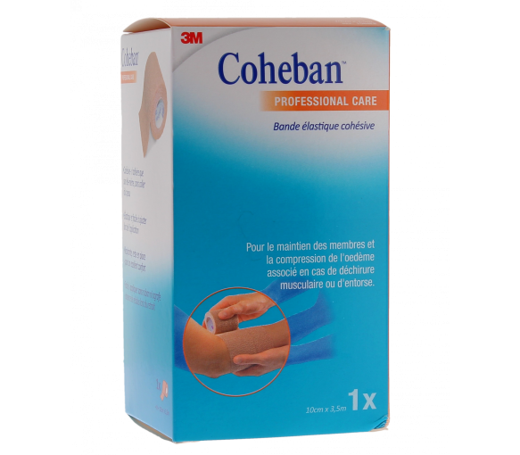 Coheban Bande de contention cohésive 3M - bande de 3,5 m x 10 cm - image 1
