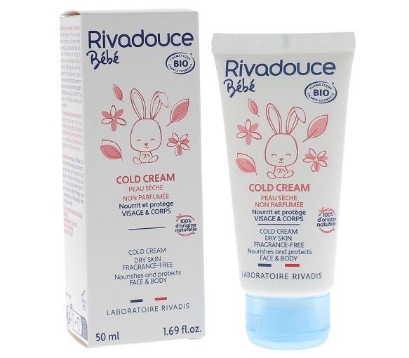 Cold cream bio bébé Rivadouce - tube de 50 ml - image 1