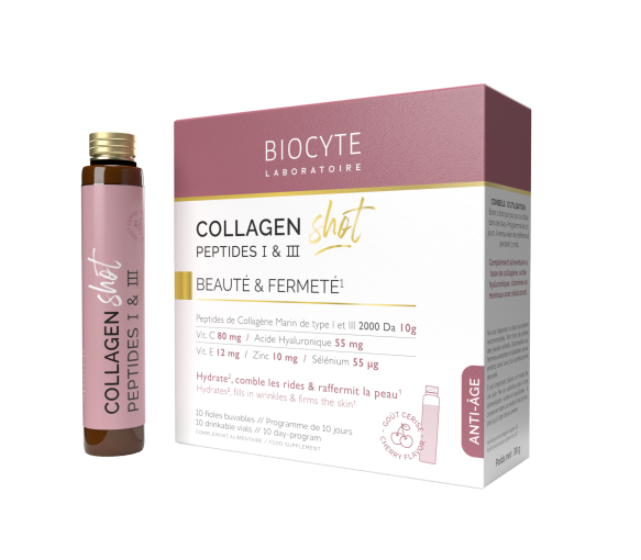 Collagen Shot Biocyte - boite de 10 fioles