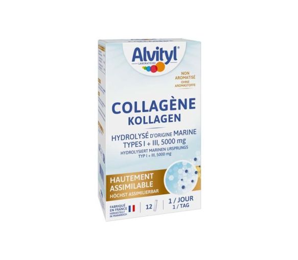 Collagène hydrolysé Alvityl - boîte de 12 sticks