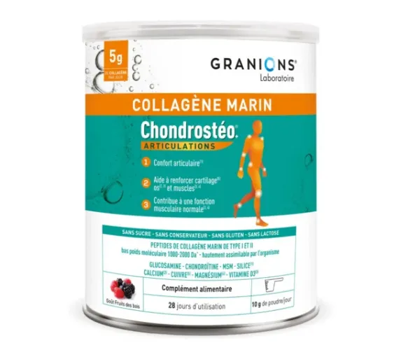 Chondrostéo Collagène marin Granions - pot de 280g - image 1