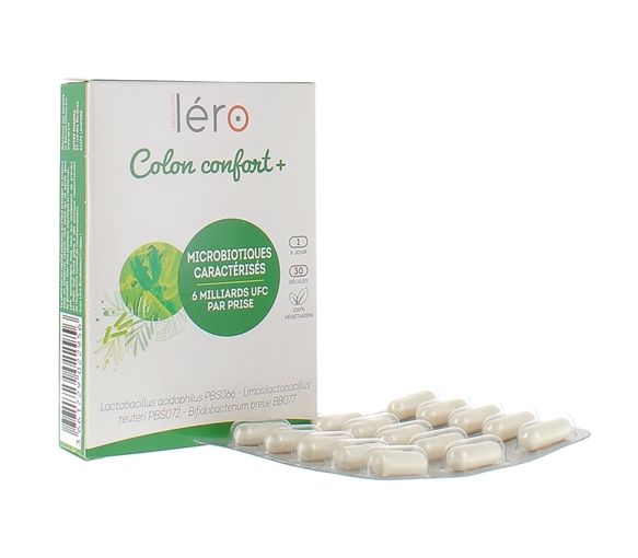 Colon Confort + Léro - boîte de 30 gélules