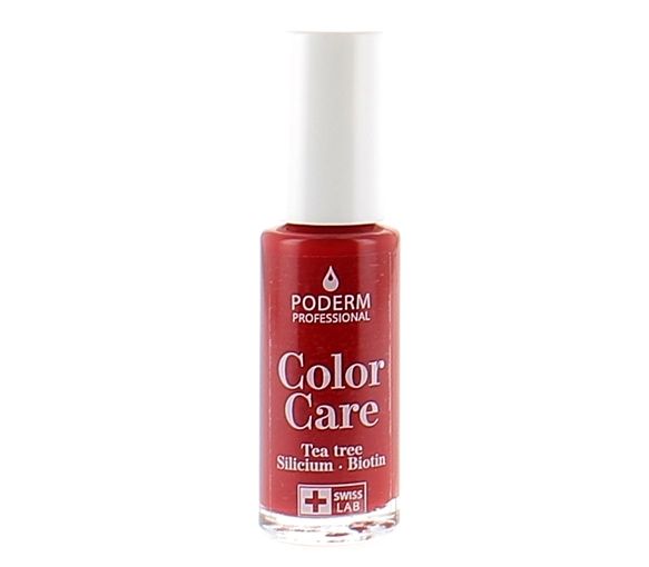 Color Care Vernis à ongles Rouge Allure 253 Poderm - flacon de 8ml