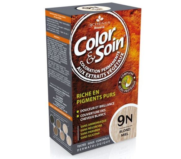 Color & soin coloration permanente Blond miel 9N Les 3 chênes - 1 kit