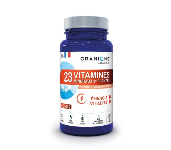 23 vitamines et plantes Granions - boite de 90 comprimés