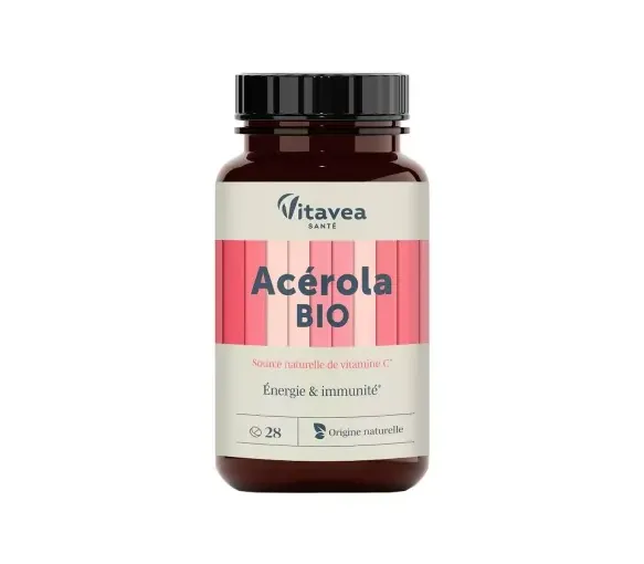 Acérola bio Vitavea - pot de 28 comprimés