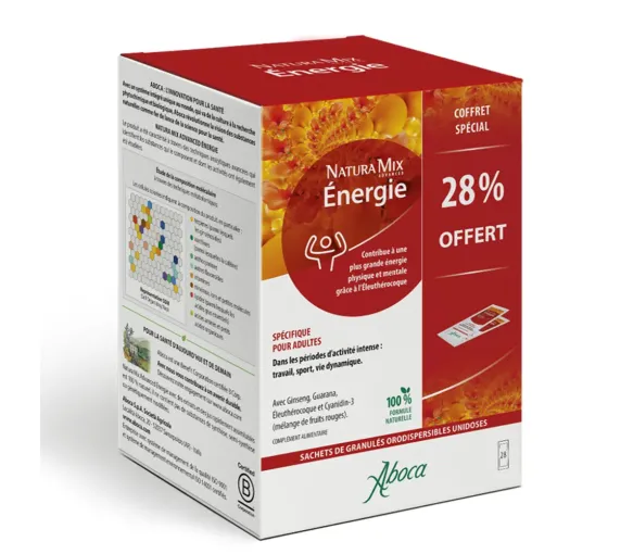 Naturamix énergie Aboca - boite de 28 sachets