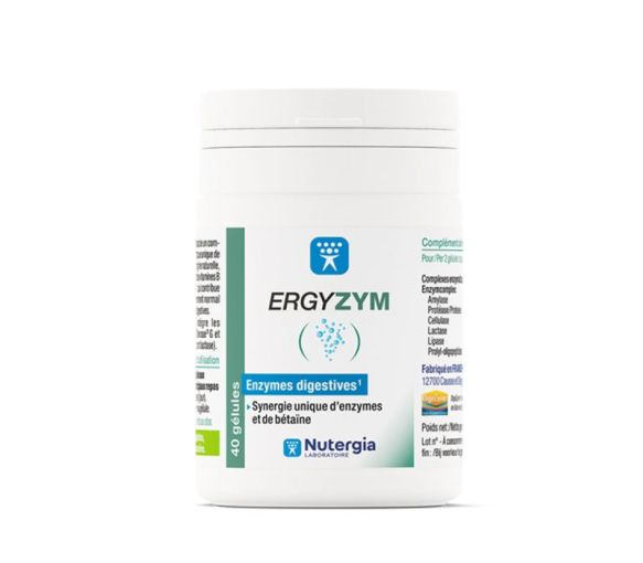 Ergyzym Nutergia - boite de 40 gélules