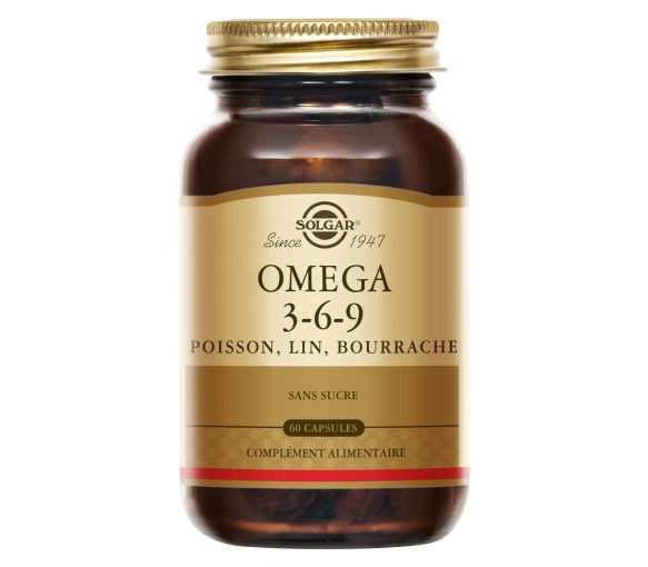 Oméga 3-6-9 Solgar - boite de 60 softgels - image 1