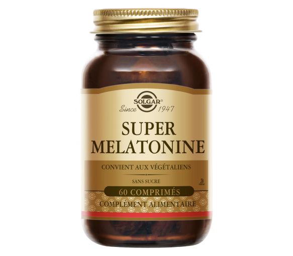 Super mélatonine Solgar - boîte de 60 comprimés - image 1