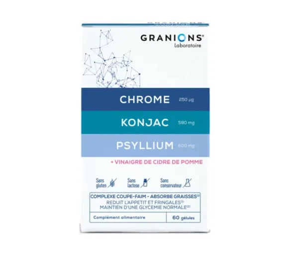 Complexe coupe-faim Granions - boite de 60 gélules - image 1