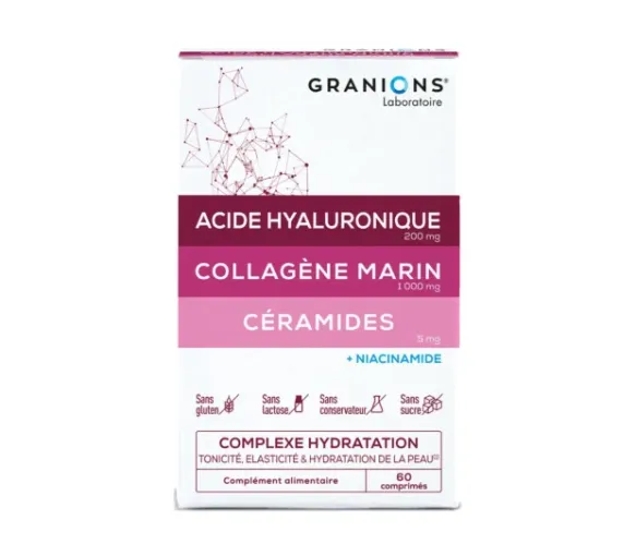 Complexe hydratation peau Granions - boite de 60 comprimés - image 1