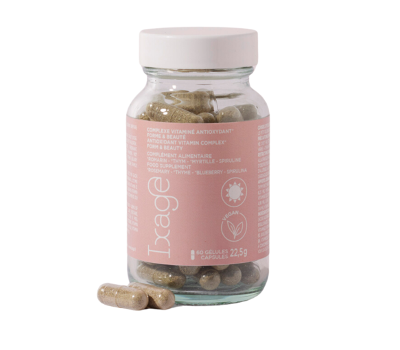 Complexe vitaminé anti-oxydant forme et beauté jour Ixage - pot de 60 gélules - image 1