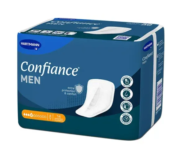 Confiance Men sécurité anti-fuites Hartmann - 14 protections absorbantes