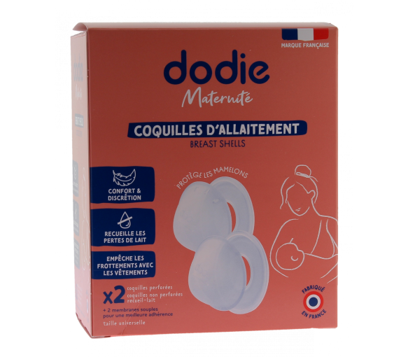 Coquille allaitement confort Dodie - Boîte de 4 coquilles - image 1