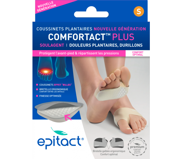 Coussinets plantaires nouvelle génération Comfortact Plus Epitact - 1 paire - image 1