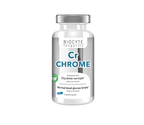 Cr chrome glycémie normale Biocyte - boîte de 60 gélules micro-encapsulés