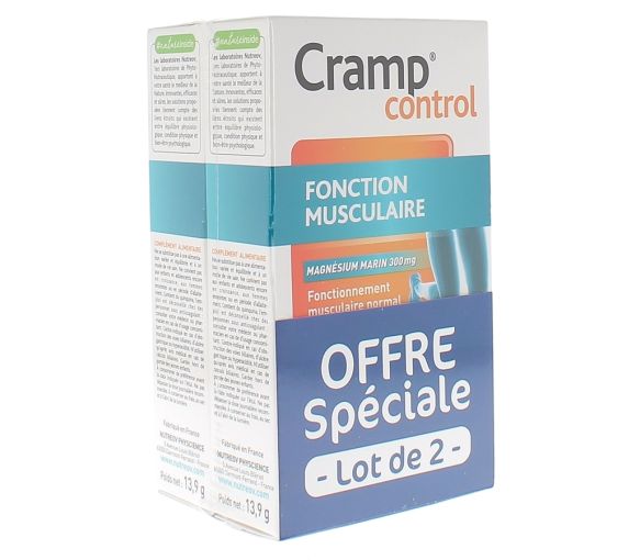 Cramp control Nutreov - Offre spéciale lot de 2 boites de 30 gélules